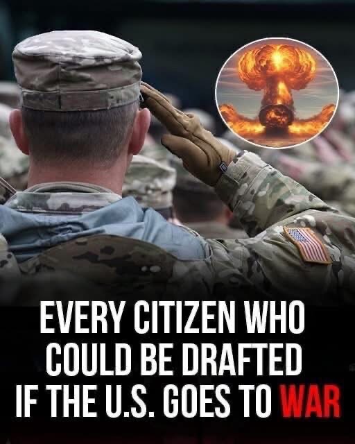 Every citizen who could be drafted if the US goes to war!