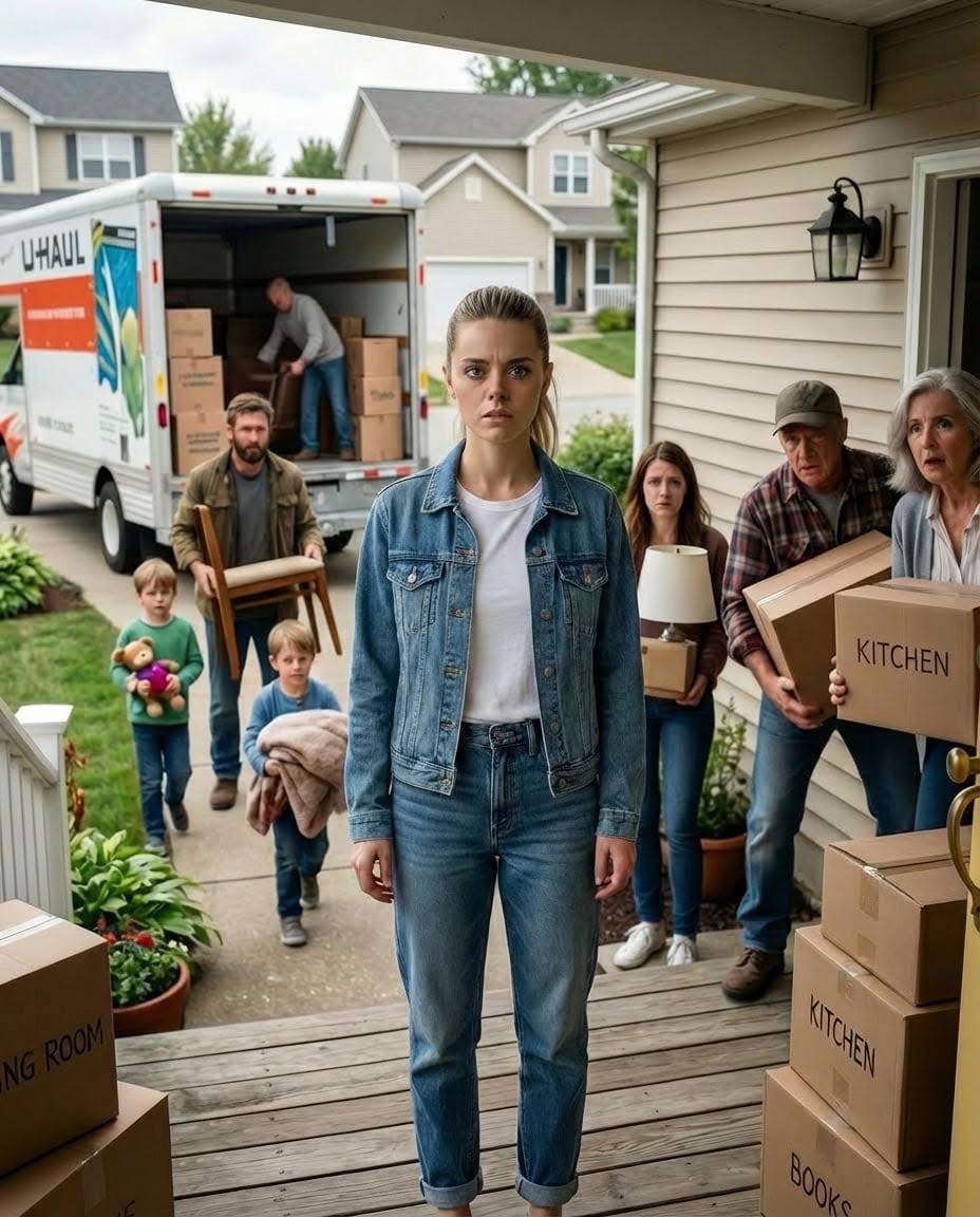 I got a call from my neighbor about a moving truck at my house while I was at work. I came home to find my parents and sister moving his family into my house without permission. ‘You don’t need that.’ I smiled and didn’t say a word, but my one call changed everything.