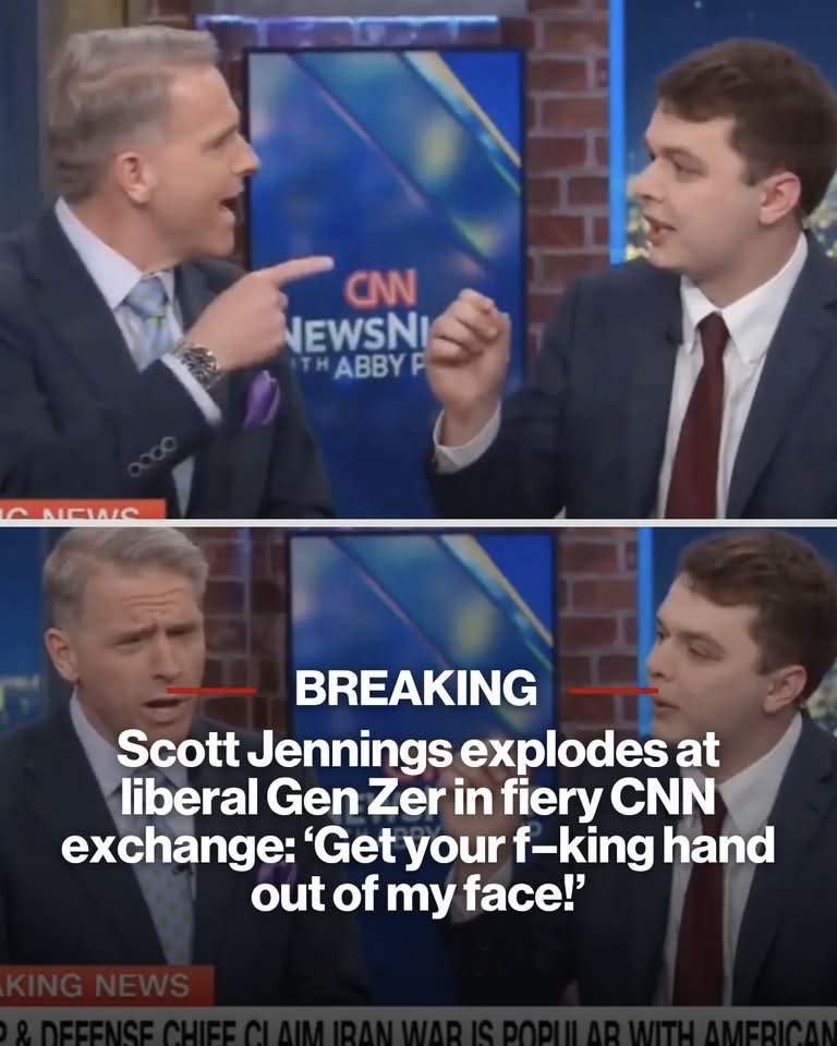 Scott Jennings explodes at liberal Gen Zer in fiery CNN exchange: ‘Get your f–king hand out of my face!’